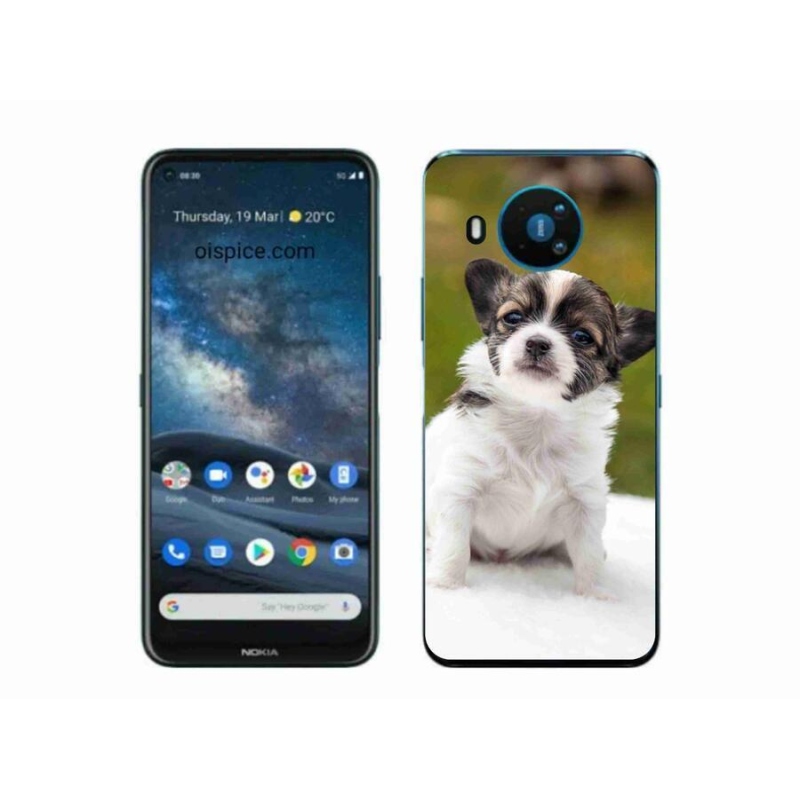 Gél tok mmCase mobiltelefonhoz Nokia 8.3 5G - chihuahua 4