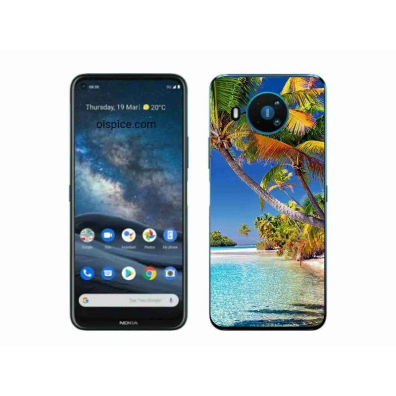 Gél tok mmCase a Nokia 8.3 5G készülékhez - tengerparton