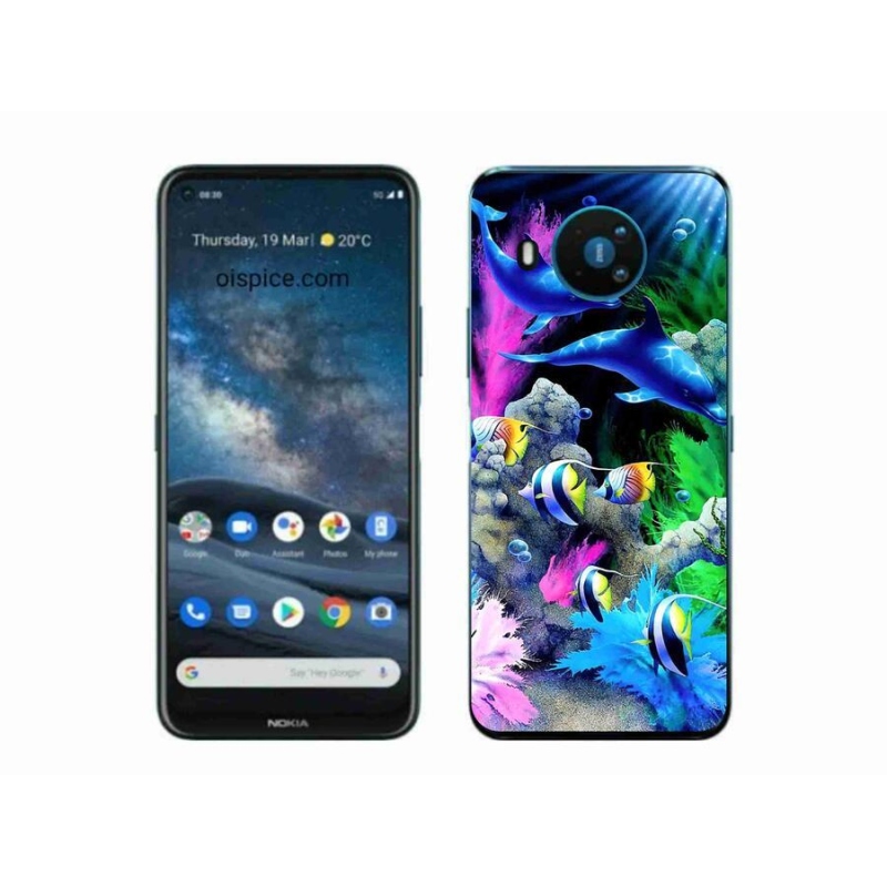 Gél tok mmCase a Nokia 8.3 5G készülékhez - Sea World