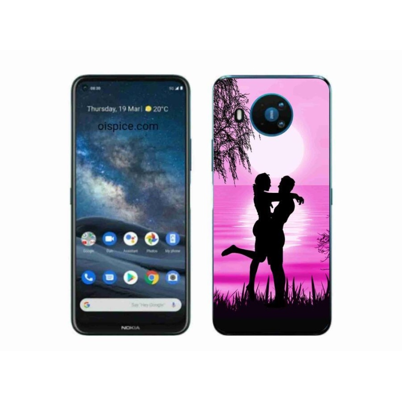 Gél tok mmCase a Nokia 8.3 5G készülékhez - naplemente