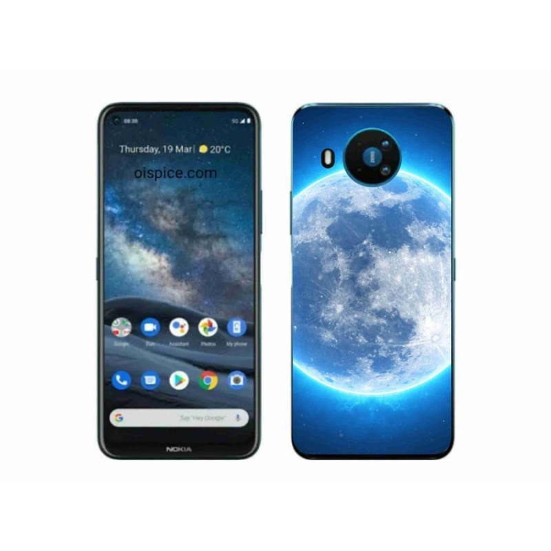 Gél tok mmCase a Nokia 8.3 5G készülékhez - földgömb