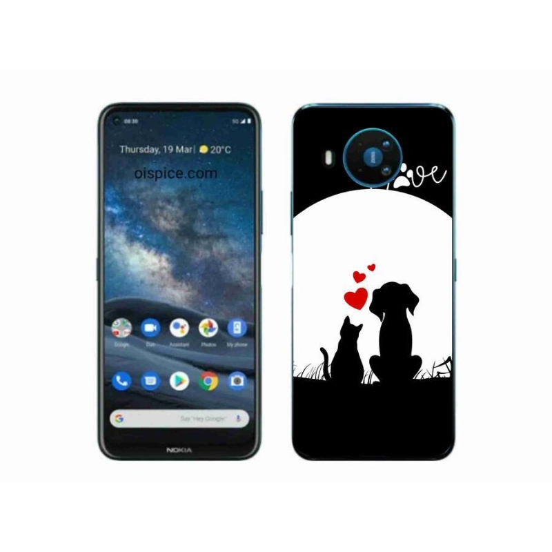 Gél tok mmCase a Nokia 8.3 5G készülékhez - állatszerelem