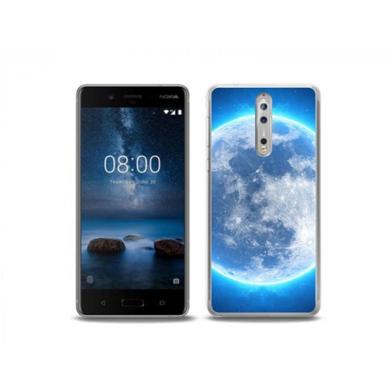 Gél tok mmCase a Nokia 8 készülékhez - földgömb