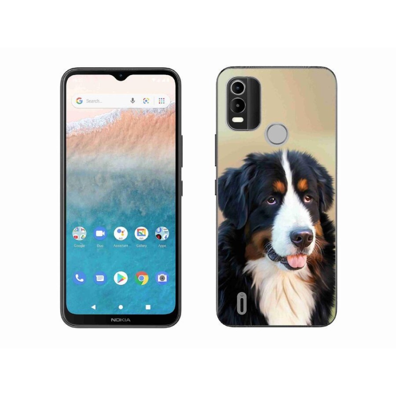 Gél tok mmCase mobiltelefonhoz Nokia C21 Plus - Berni hegyikutya