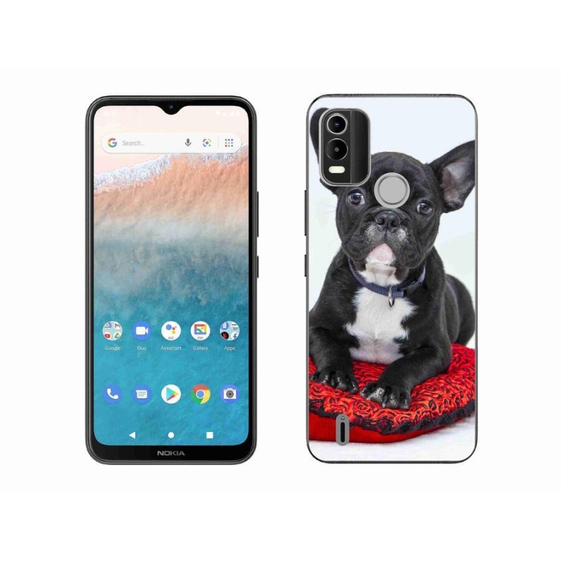 Gél tok mmCase mobiltelefonhoz Nokia C21 Plus - bulldog