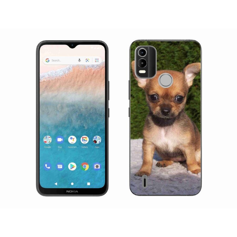 Gél tok mmCase mobiltelefonhoz Nokia C21 Plus - chihuahua 3