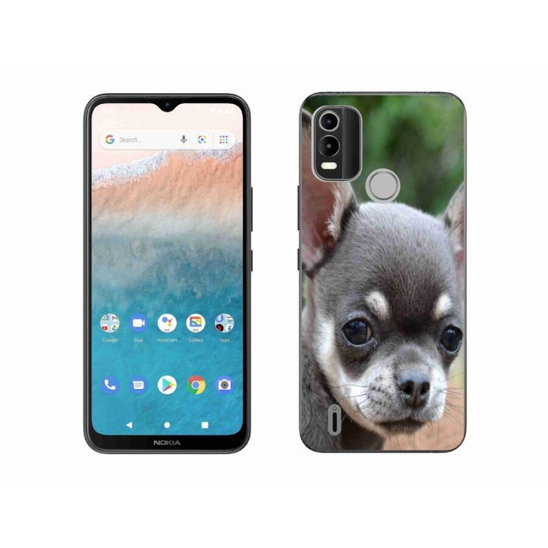 Gél tok mmCase mobiltelefonhoz Nokia C21 Plus - chihuahua