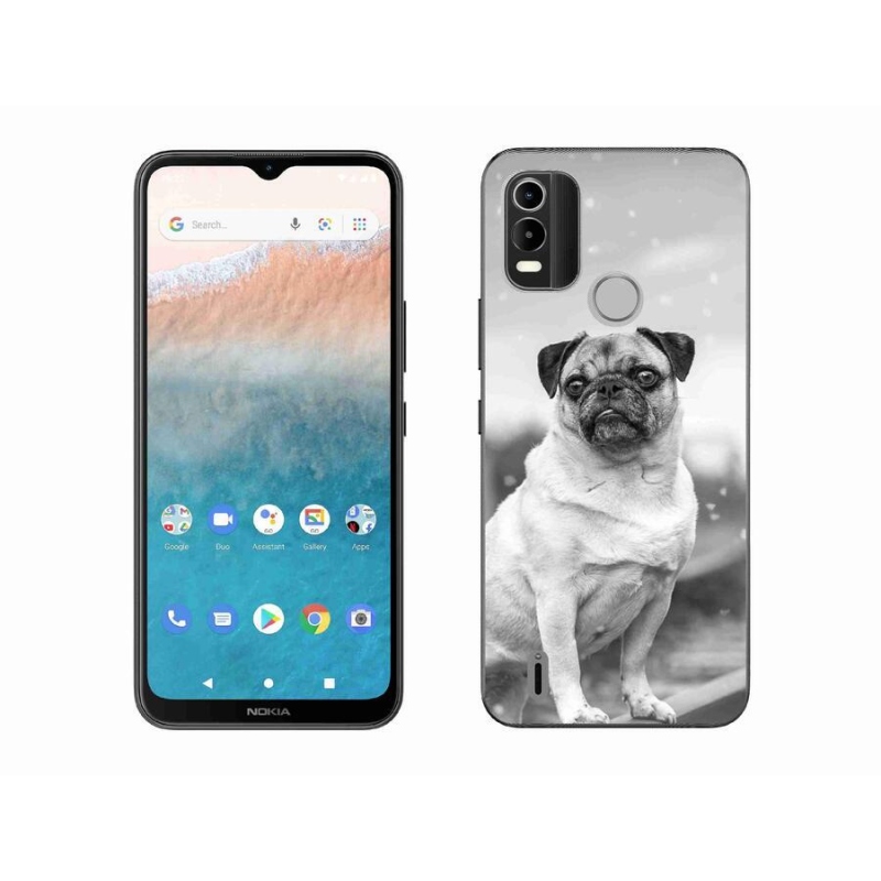 Gél tok mmCase mobiltelefonhoz Nokia C21 Plus - mopsz