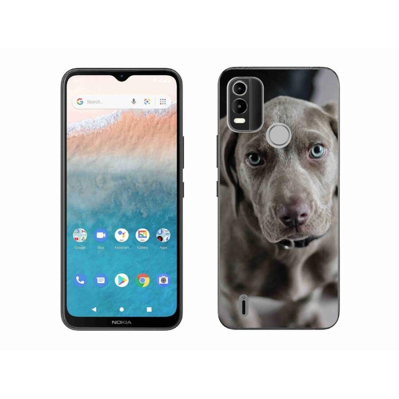 Gél tok mmCase mobil Nokia C21 Plus - výmarský ohař