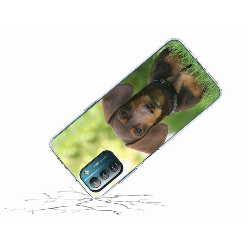 Gél tok mmCase a Nokia G11/G21 készülékhez - barna labrador színben