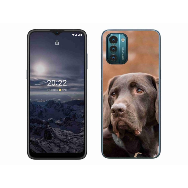 Gél tok mmCase a Nokia G11/G21 készülékhez - barna labrador színben