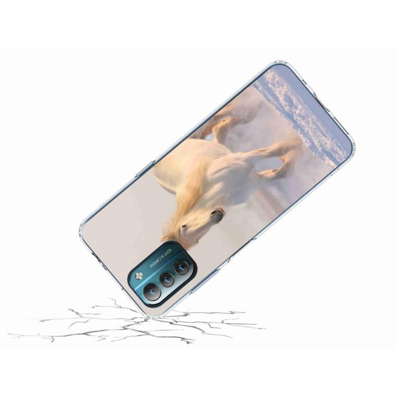 Gél tok mmCase mobiltelefonhoz Nokia G11/G21 - ló a hóban