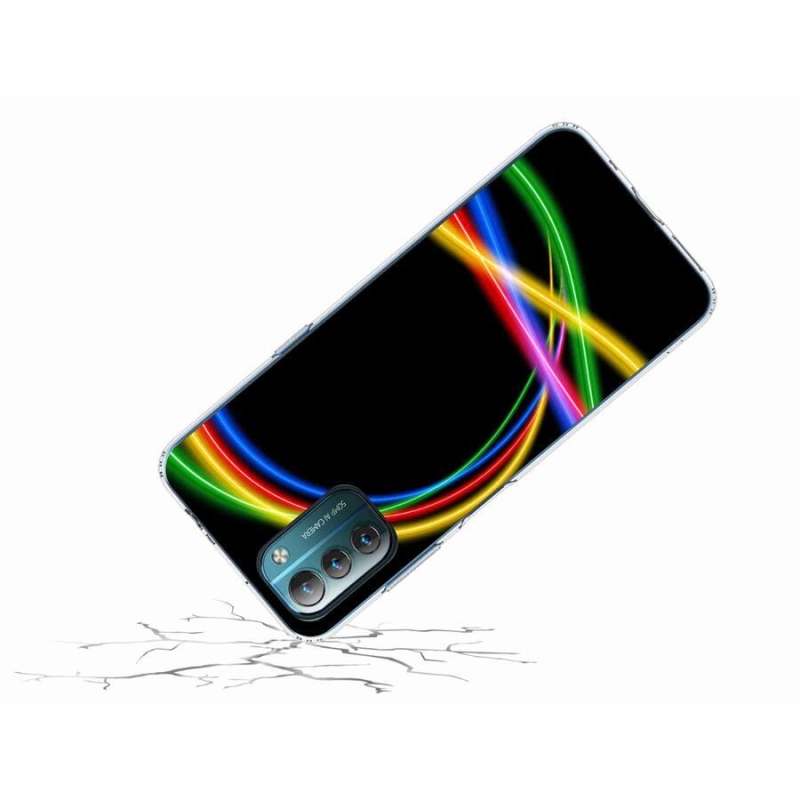 Gél tok mmCase a Nokia G11/G21 készülékhez - neon karikák