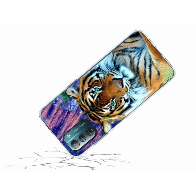 Gél tok mmCase mobiltelefonhoz Nokia G11/G21 - tigris