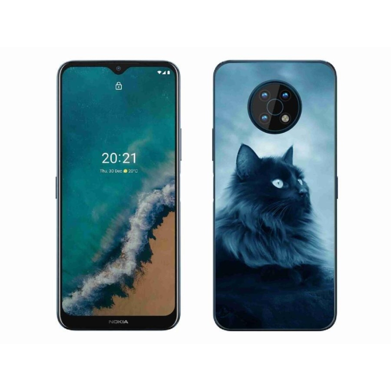 Gél tok mmCase a Nokia G50 készülékhez - fekete macska 1