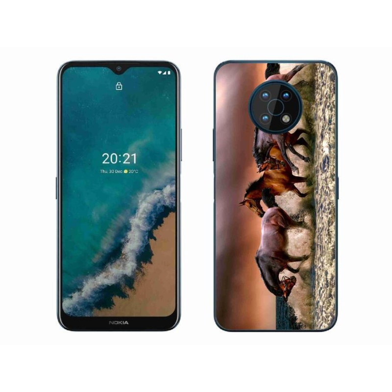 Gélhüvely mmCase a Nokia G50 készülékhez - lovak 1