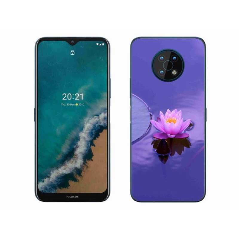 Gél tok mmCase mobiltelefonhoz Nokia G50 - virág a felületen