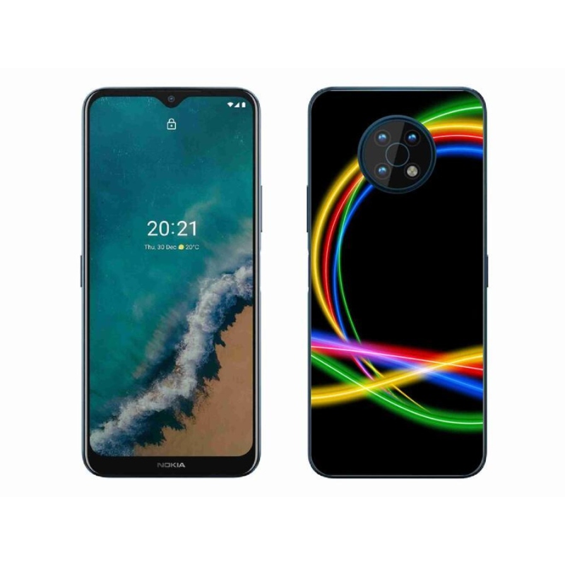 Gél tok mmCase a Nokia G50 készülékhez - neon körök