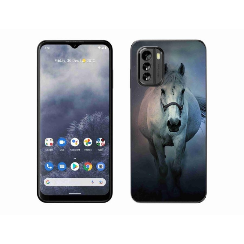 Gél tok mmCase a Nokia G60 5G készülékhez - futó fehér ló