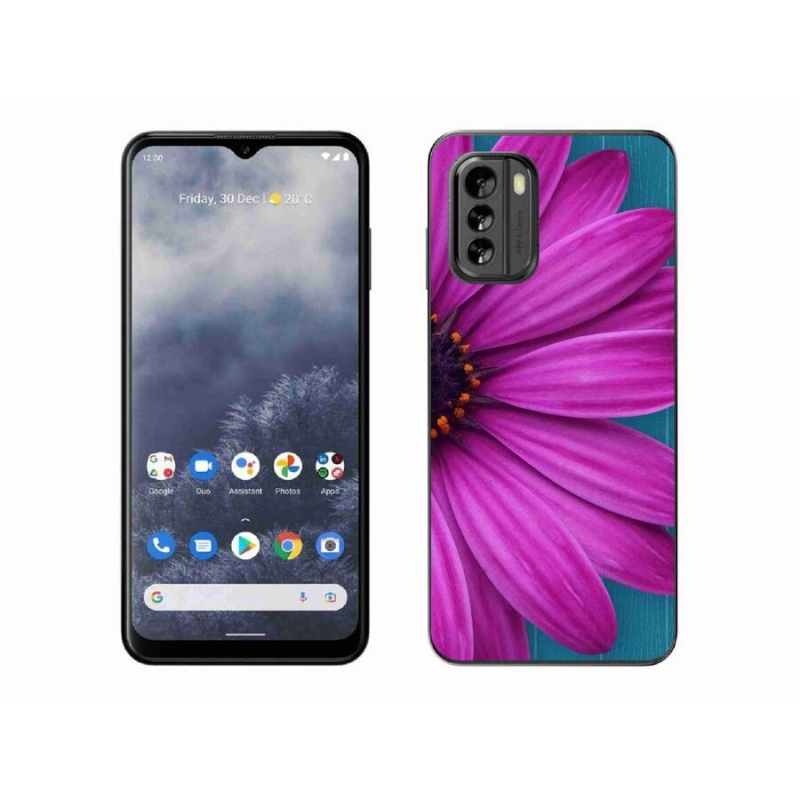 Gél tok mmCase a Nokia G60 5G készülékhez - lila margaréta