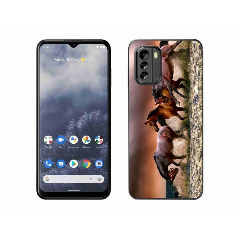 Gél tok mmCase a Nokia G60 5G készülékhez - lovak 1