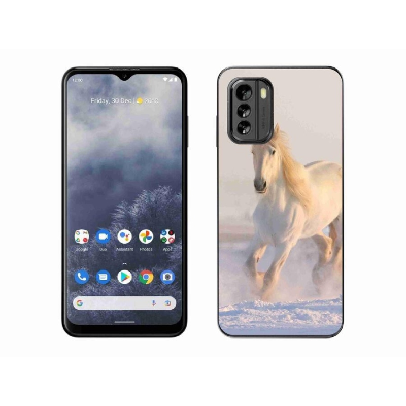 Gél tok mmCase a Nokia G60 5G készülékhez - ló a hóban