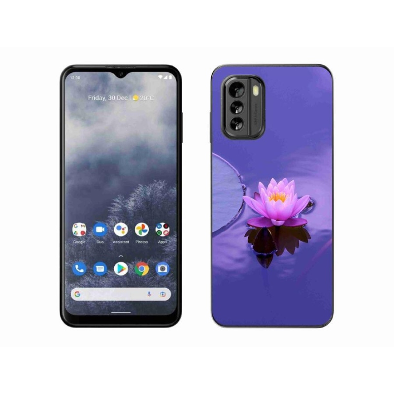 Gél tok mmCase a Nokia G60 5G mobilhoz - virág a felületen