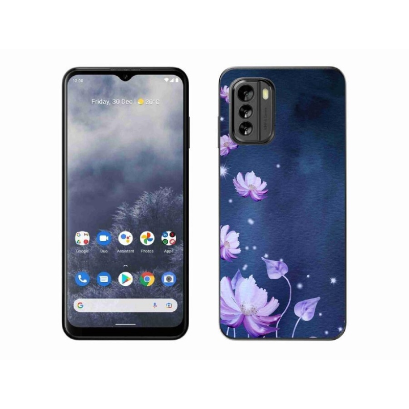 Gél tok mmCase a Nokia G60 5G készülékhez - hulló virágok