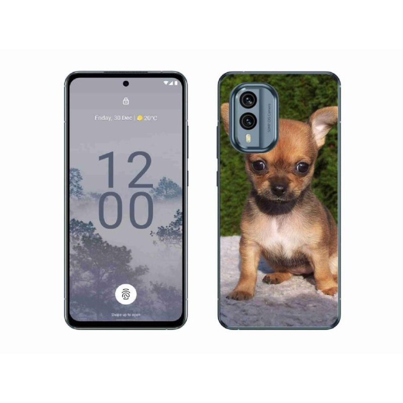 Gél tok mmCase mobiltelefonhoz Nokia X30 5G - chihuahua 3