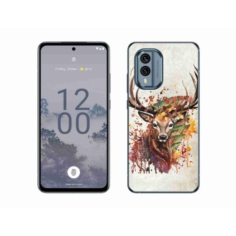 Gél tok mmCase a Nokia X30 5G készülékhez - szarvas 1