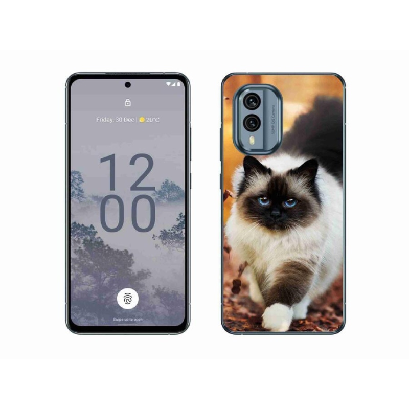Gél tok mmCase a Nokia X30 5G készülékhez - macska