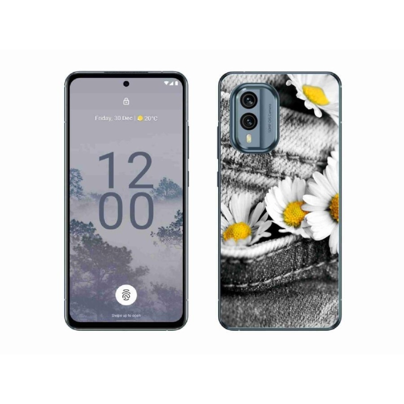 Gél tok mmCase a Nokia X30 5G készülékhez - Százszorszép színű