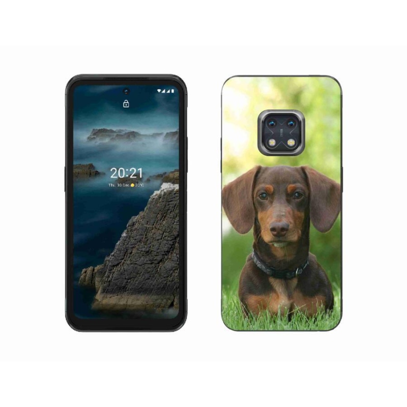 Gél tok mmCase a Nokia XR20 készülékhez - barna tacskó