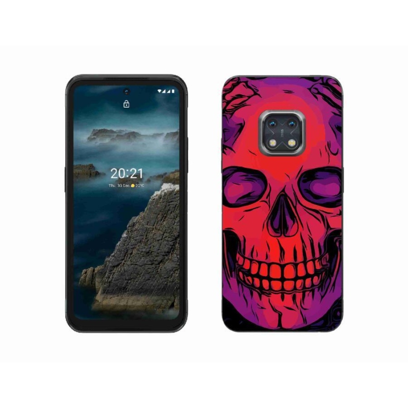Gél tok mmCase mobiltelefonhoz Nokia XR20 - koponya