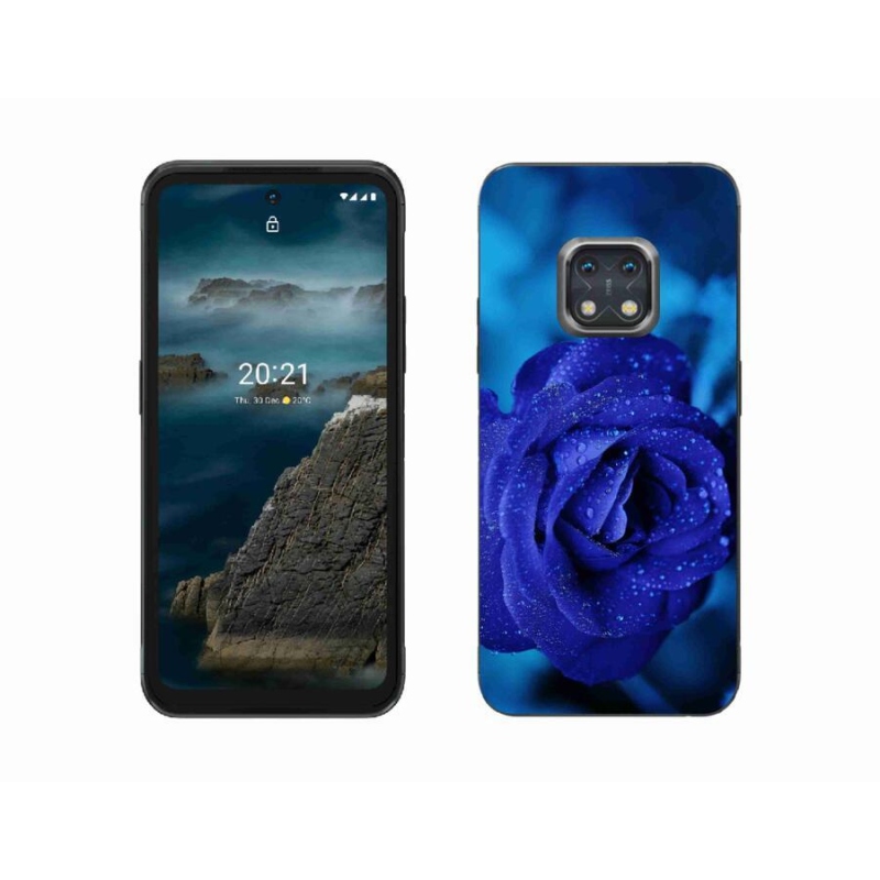 Gél tok mmCase a Nokia XR20 készülékhez - kék rózsa