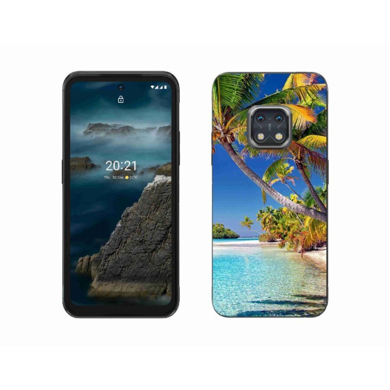 Gél tok mmCase mobiltelefonhoz Nokia XR20 - tengerparti strand