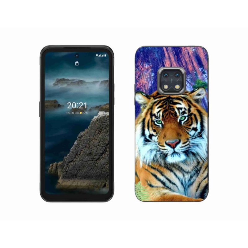 Gél tok mmCase mobiltelefonhoz Nokia XR20 - tigris