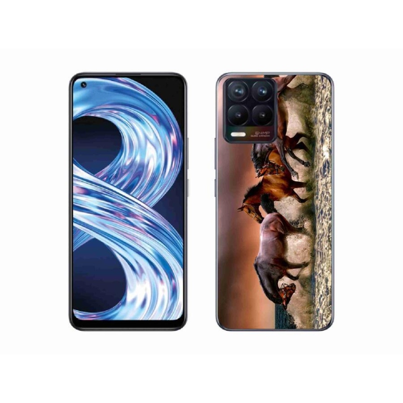 Gél tok mmCase mobilhoz Realme 8 4G - lovak 1