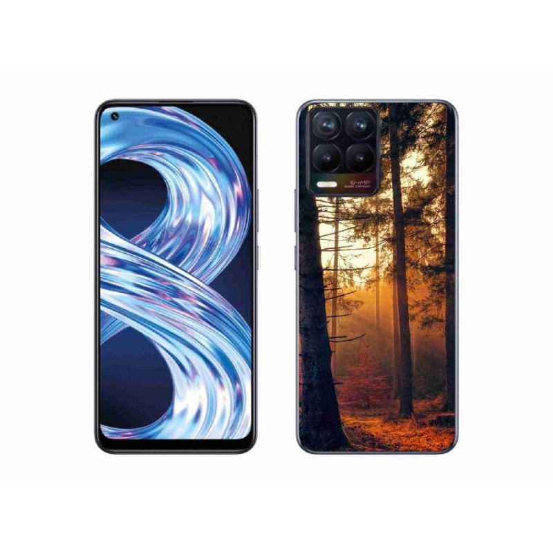 Gél tok mmCase a Realme 8 4G-hez - erdő