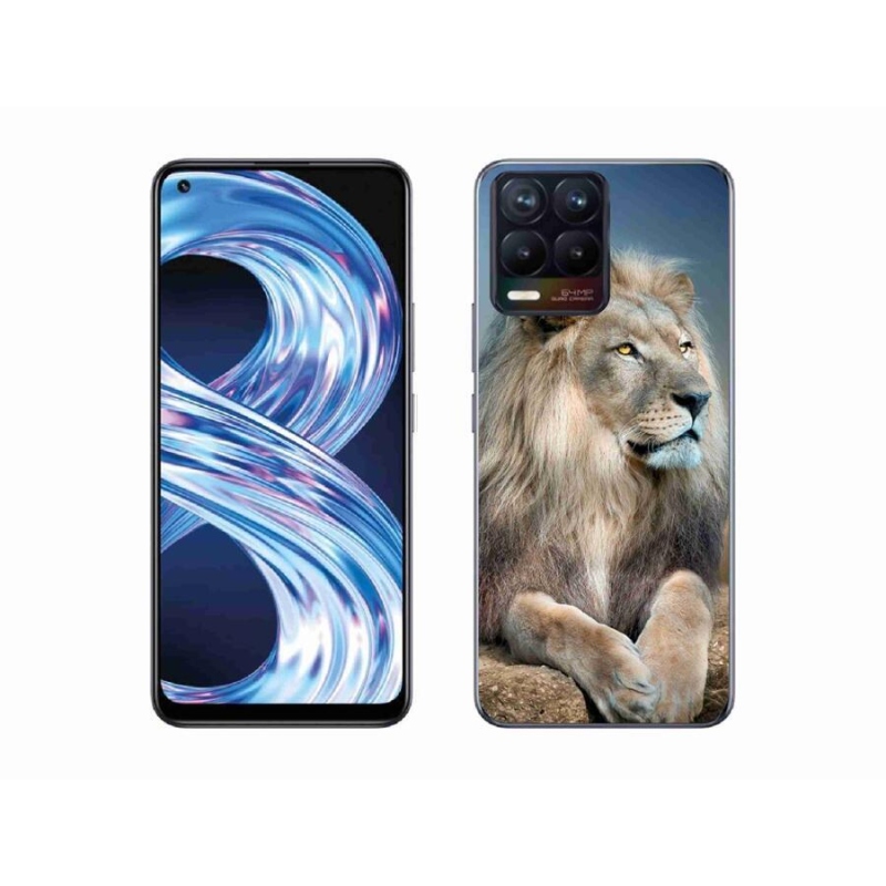 Gél tok mmCase a Realme 8 4G-hez - Lion 1