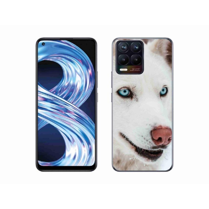 Gél tok mmCase a Realme 8 4G-hez - kutyaszemmel nézve