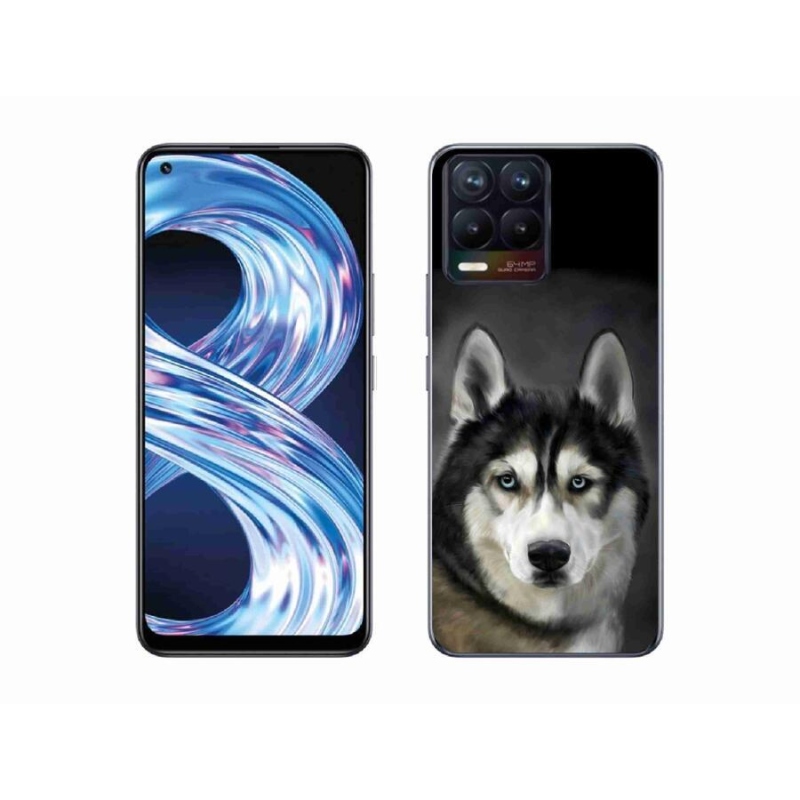 Gél tok mmCase mobilhoz Realme 8 Pro - husky