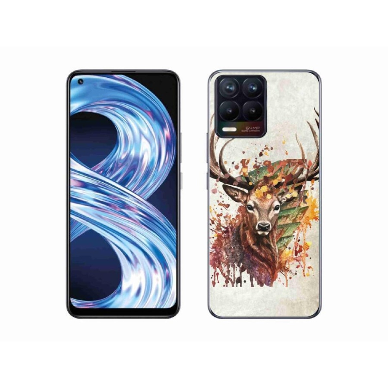 Gél tok mmCase a Realme 8 Pro-hoz - szarvas 1