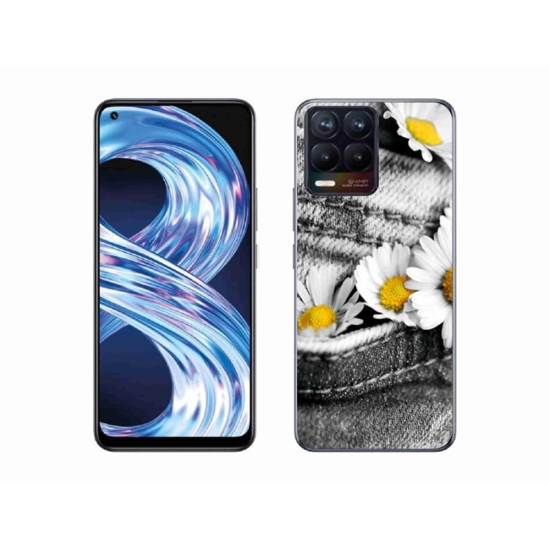 Gél tok mmCase mobilhoz Realme 8 Pro - százszorszépek
