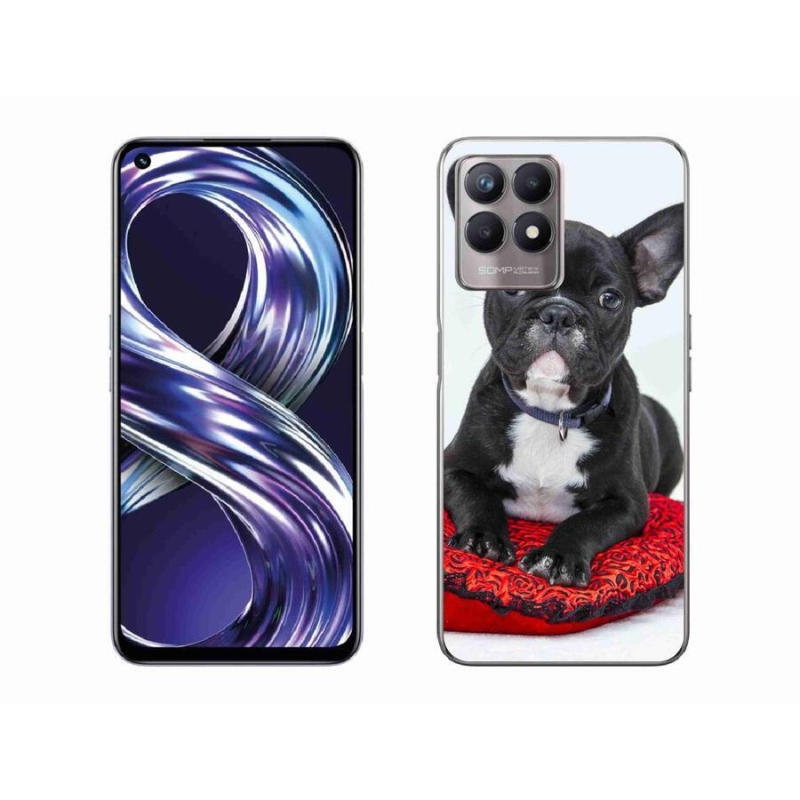 Gél tok mmCase mobilhoz Realme 8i - bulldog
