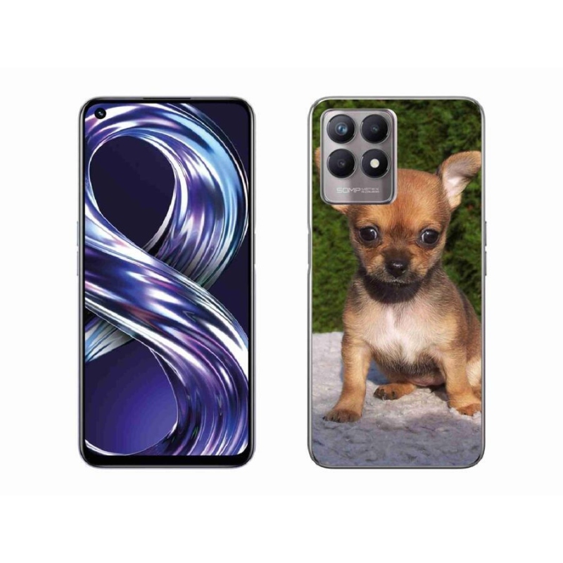 Gél tok mmCase mobilhoz Realme 8i - chihuahua 3