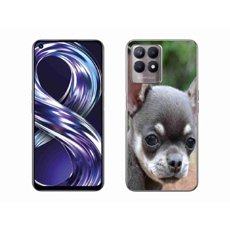 Gél tok mmCase mobilhoz Realme 8i - chihuahua