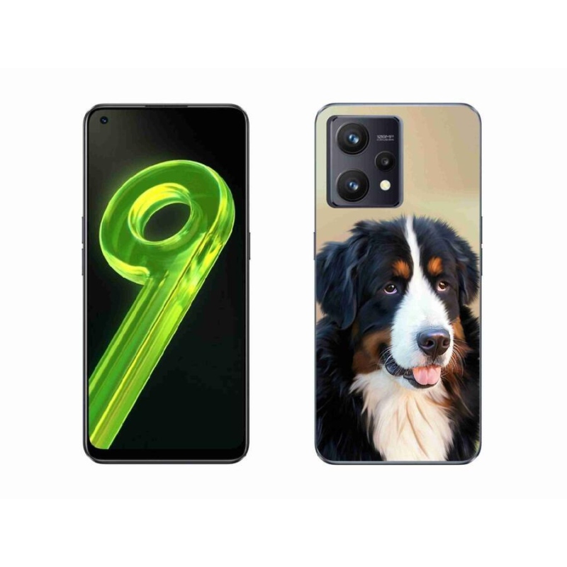 Gél tok mmCase mobiltelefonhoz Realme 9 4G - Berni hegyi kutya