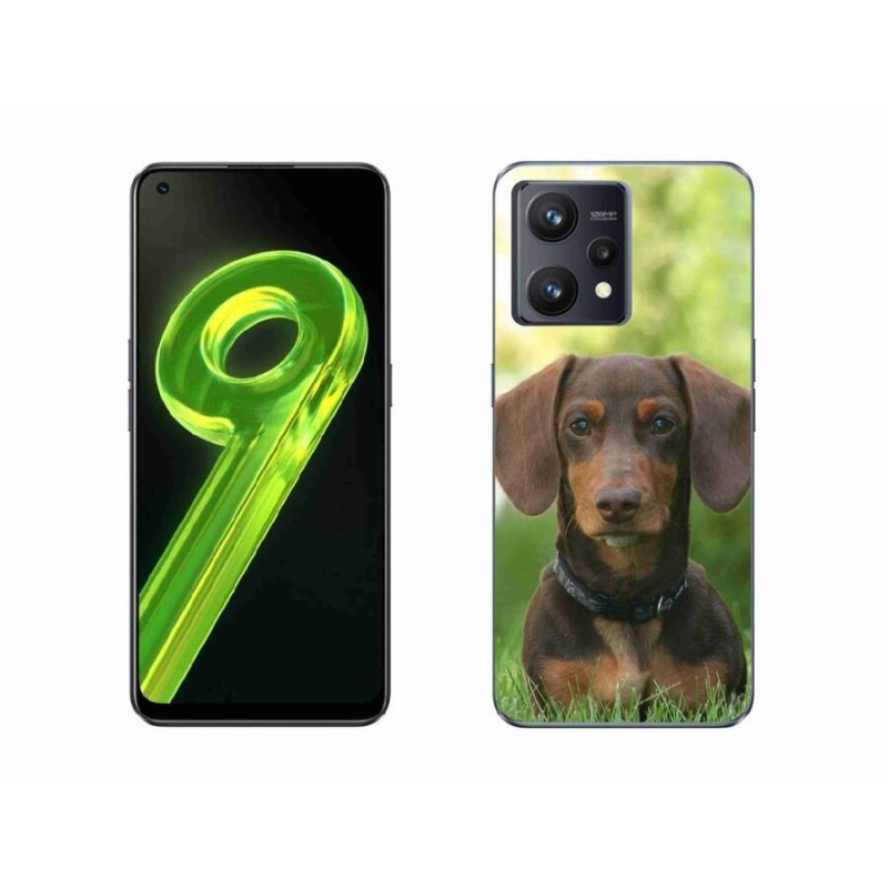 Gél tok mmCase a Realme 9 4G készülékhez - barna tacskó