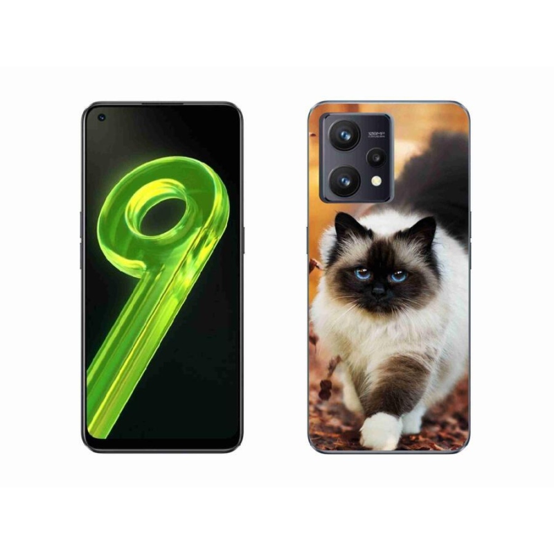 Gél tok mmCase a Realme 9 4G készülékhez - macska